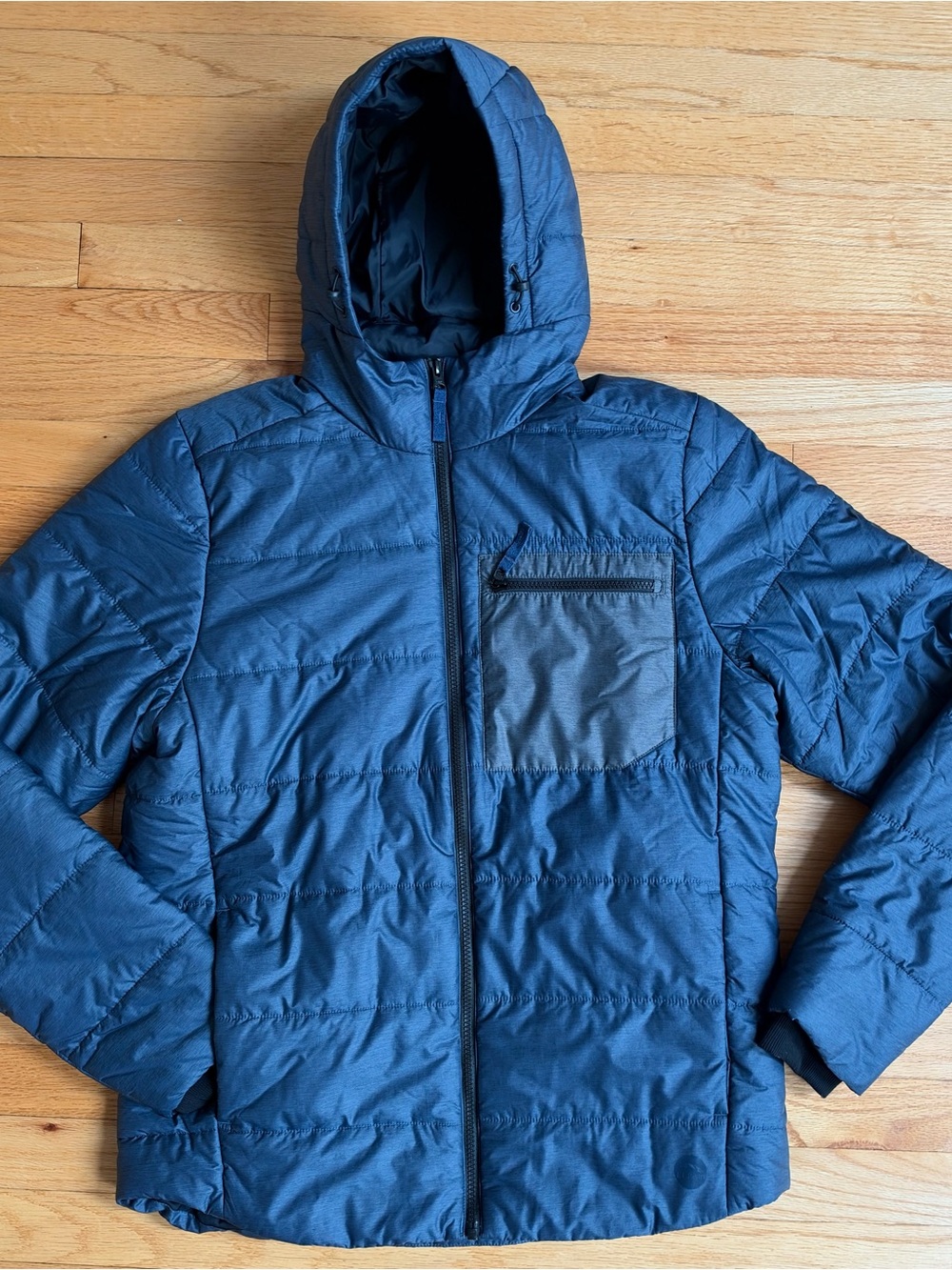 L.L. Bean Men's Southbrook Insulated Hooded Puffer Jacket - Navy Blue